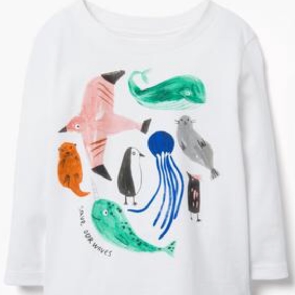 Wave Gymboree Baby Boys Long Sleeve T-Shirt